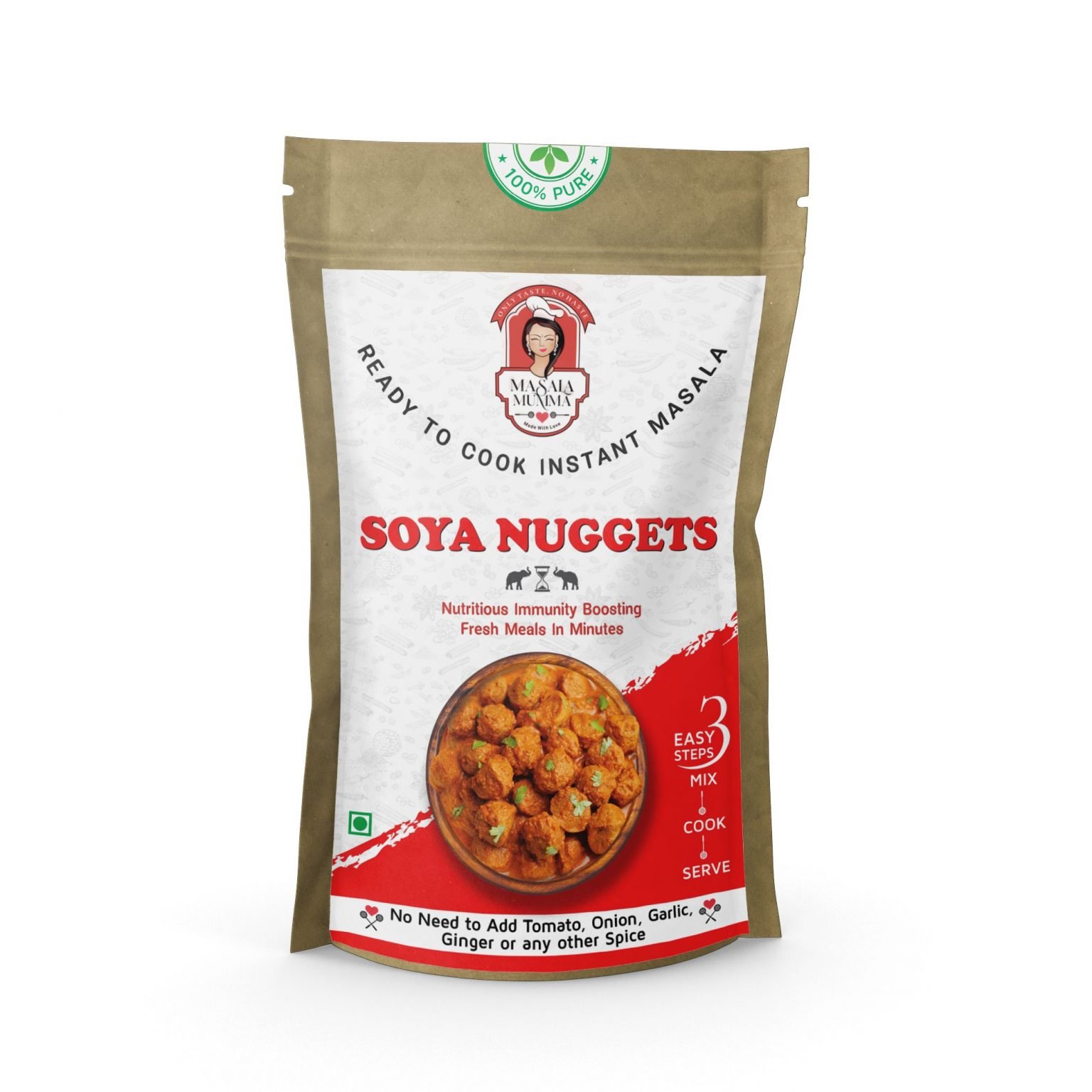 Soya Nuggets Masala Mumma